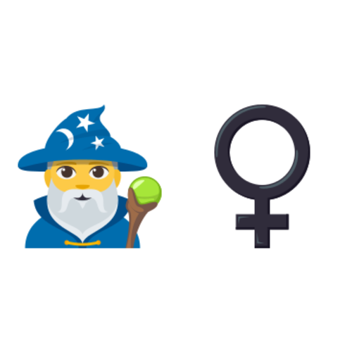 🧙♀ Emoji Domain EmojiOne rendering